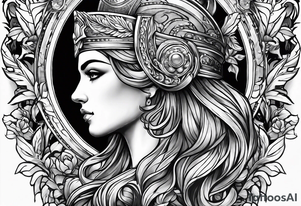 Athena looking up tattoo idea