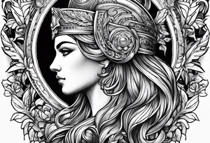 Athena looking up tattoo idea