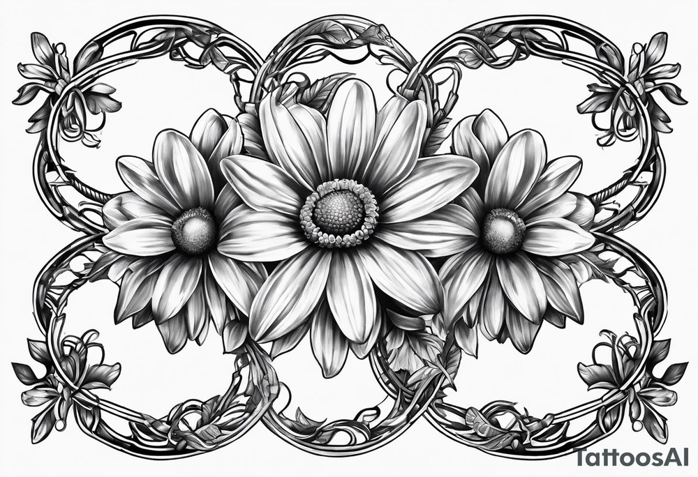 Daisy chain tattoo idea