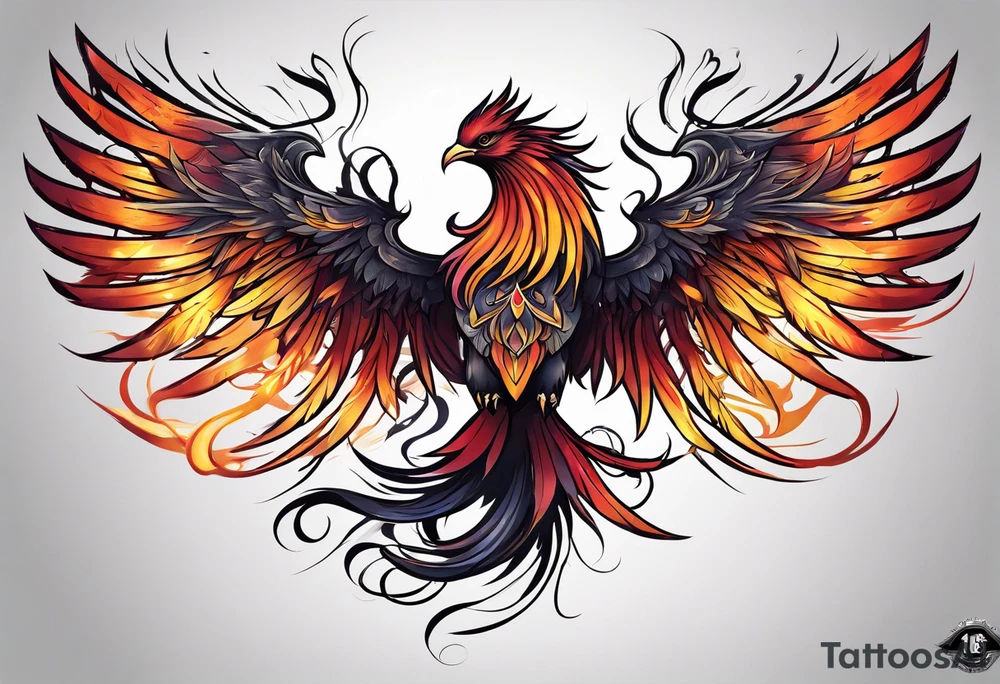 phoenix tattoo idea