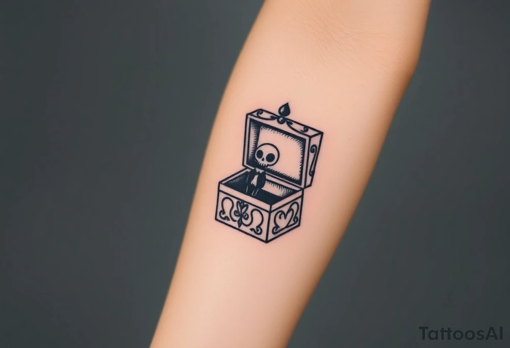 Pandora’s box, Tim Burton style tattoo idea