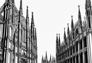 milan cathedral tattoo idea