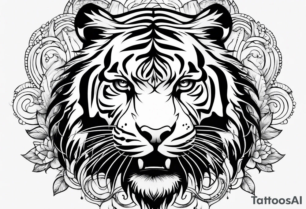 Tiger tattoo tattoo idea