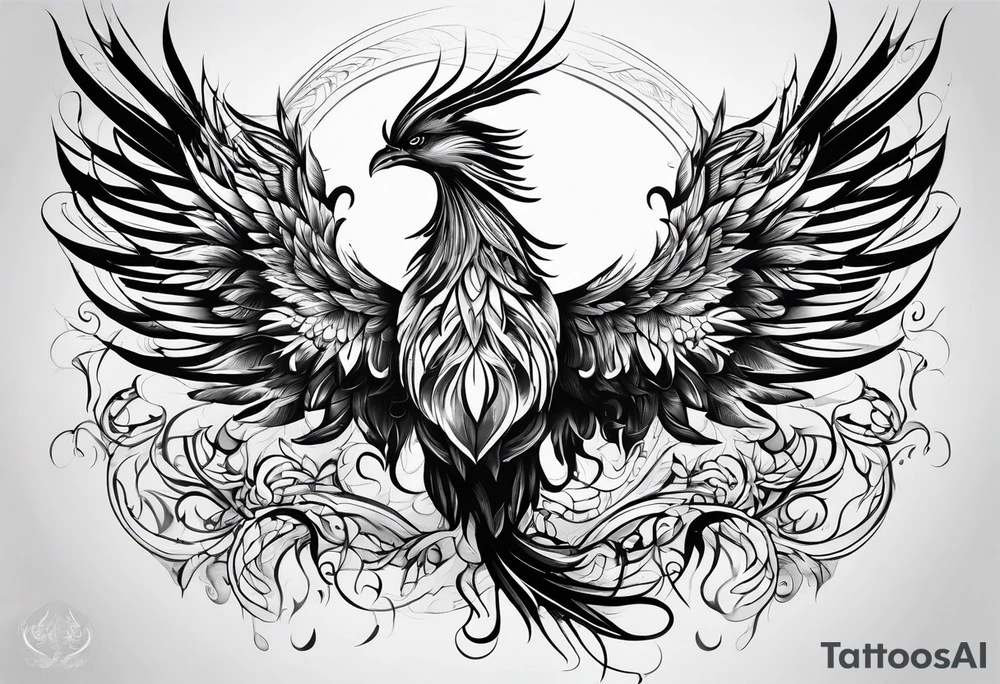 Phoenix tattoo idea