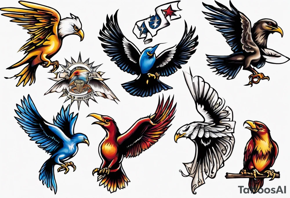 free bird, cannot change
lynnard skynyrd tattoo idea