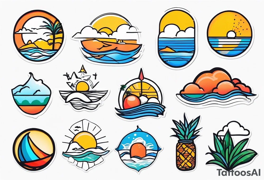 Summer tattoos tattoo idea