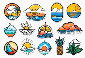 Summer tattoos tattoo idea