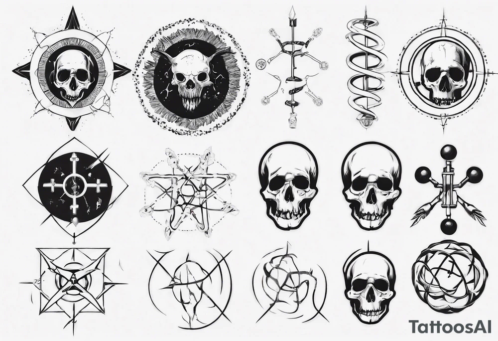 Combine science with Jesus, not satanic
Not skulls tattoo idea Combine science with Jesus, not satanic
Not skulls tattoo idea