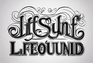 Lifesound, armband tattoo idea