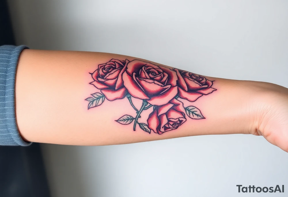 Roses tattoo idea