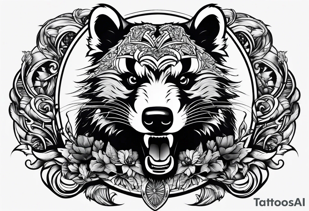 Angry Mc.Badgers tattoo idea
