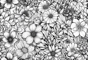Wildflowers, tattoo idea