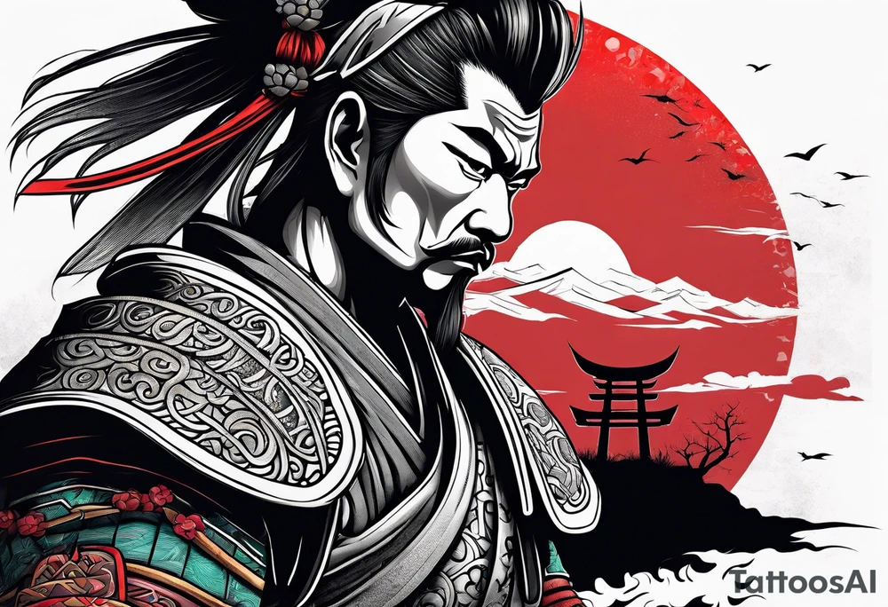 Samurai tattoo idea