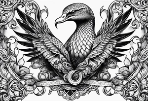 Snakes and doves tattoo idea