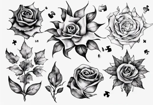 jigsaw puzzle tattoo idea