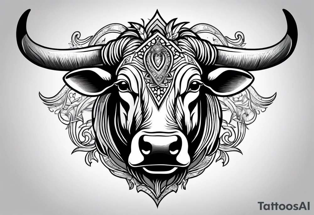 Fat cow tattoo idea