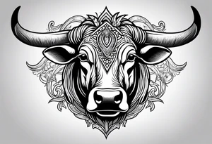 Fat cow tattoo idea