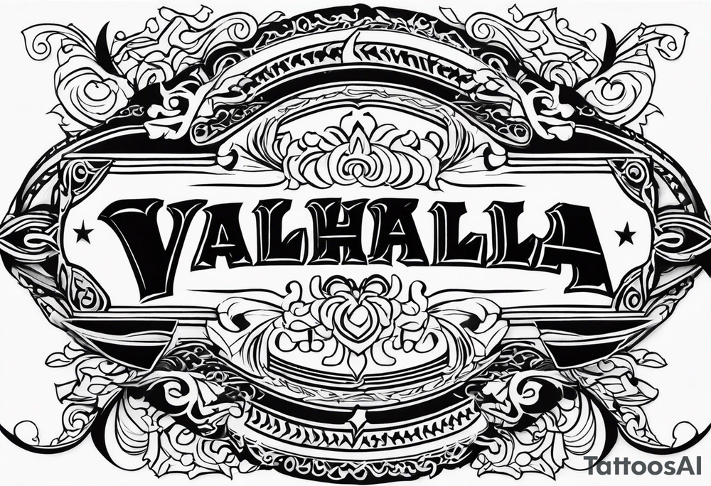 Valhalla tattoo idea