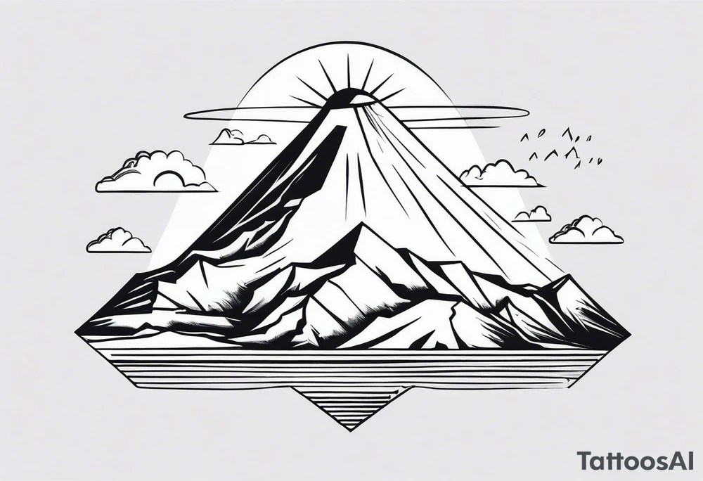 Mount ararat tattoo idea