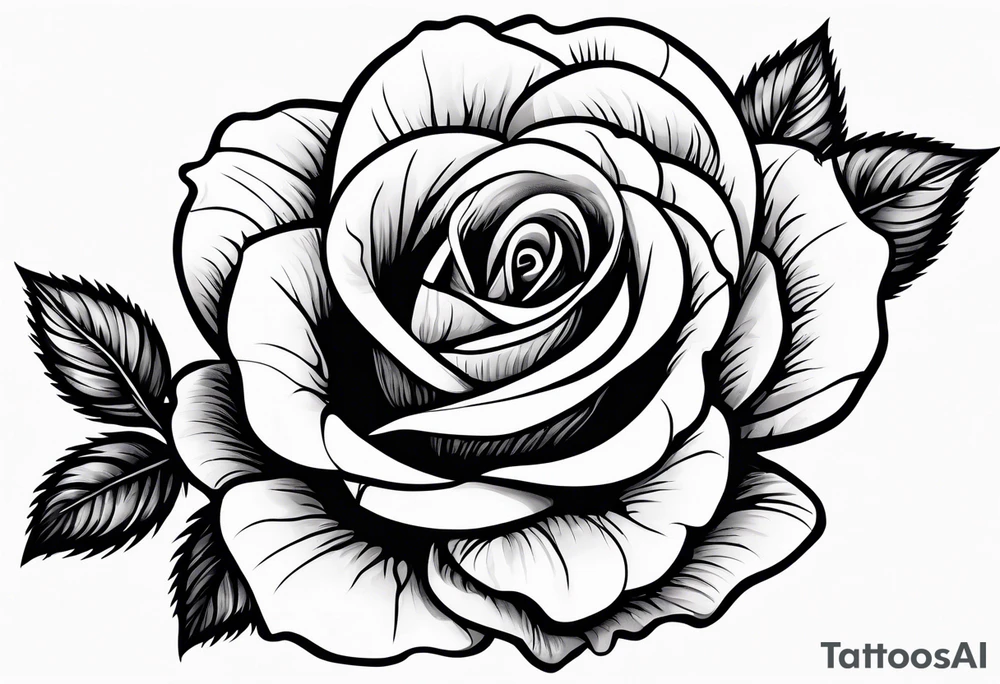 rose, violet, tattoo idea