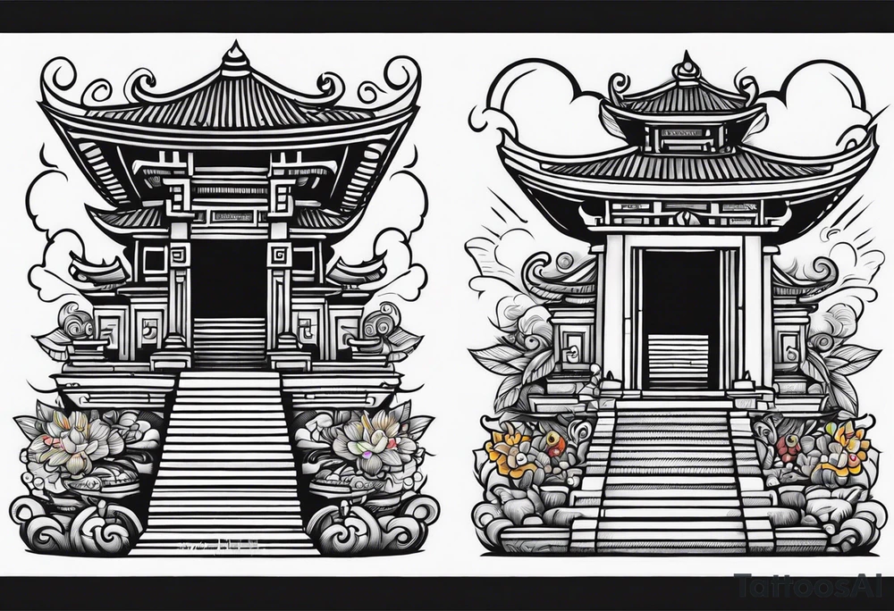 Bali gates to heaven tattoo idea