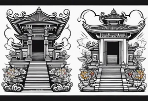 Bali gates to heaven tattoo idea