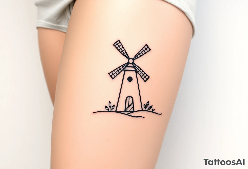 Windmill tattoo idea