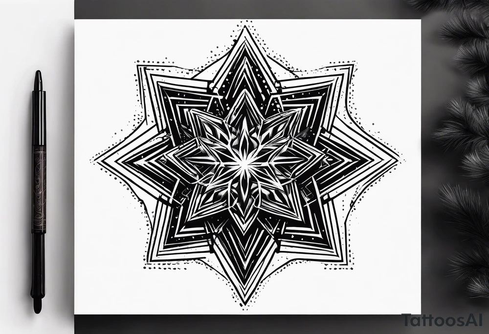 Stars dust tattoo idea