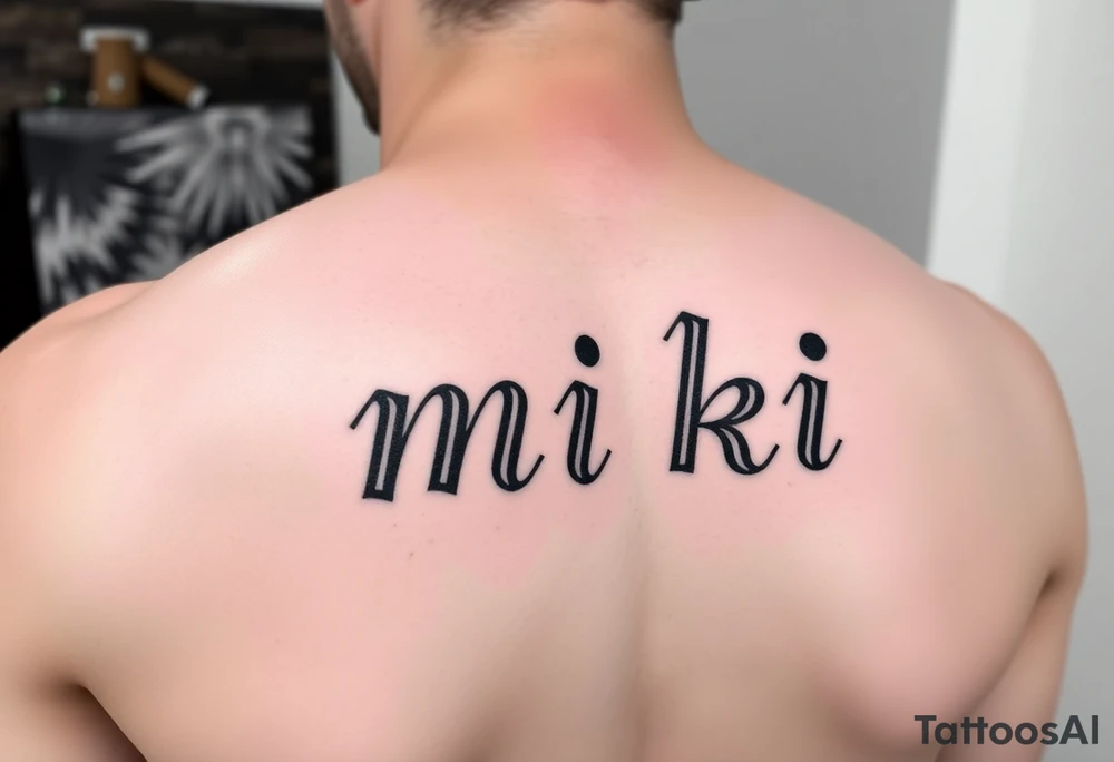 miki tattoo idea