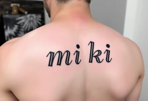 miki tattoo idea