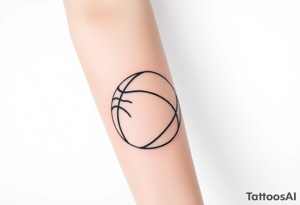Basketball tattoo idea