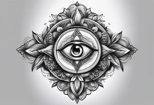 a symbol of firmness of spirit, strength and stability tattoo idea