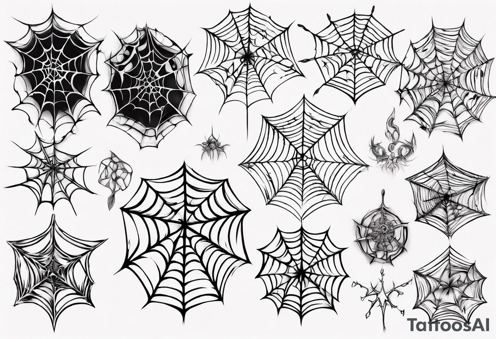 Tangled webs tattoo idea