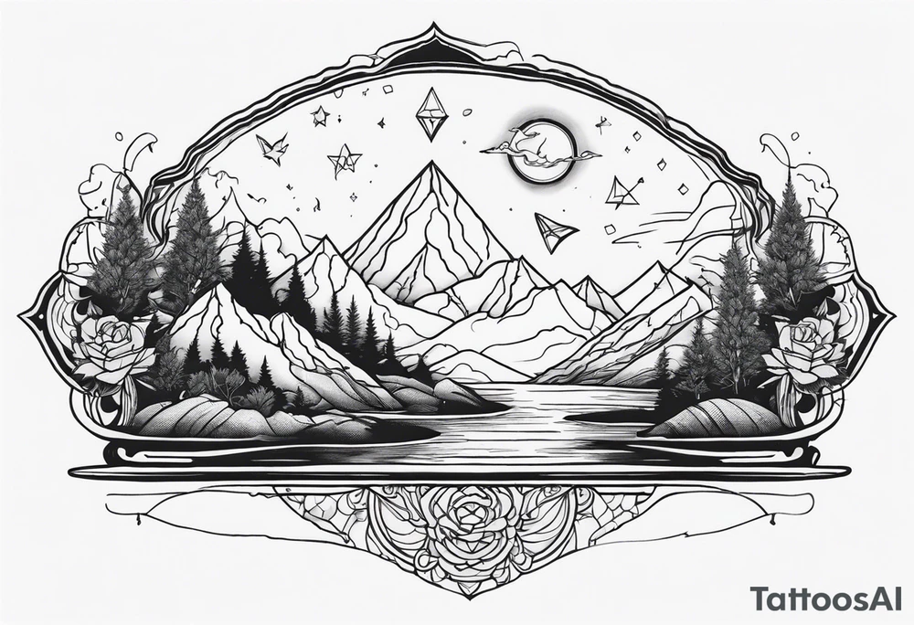 Sleep token album cover tattoo idea