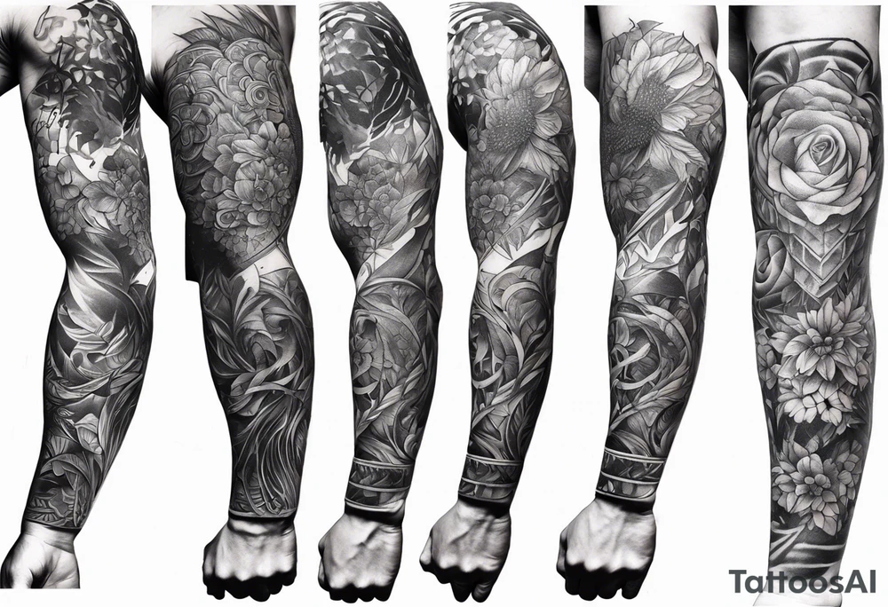 Sleeve tattoo tattoo idea