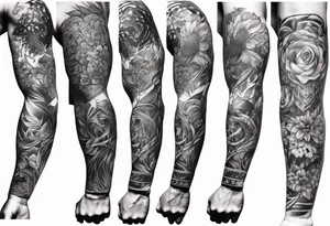 Sleeve tattoo tattoo idea