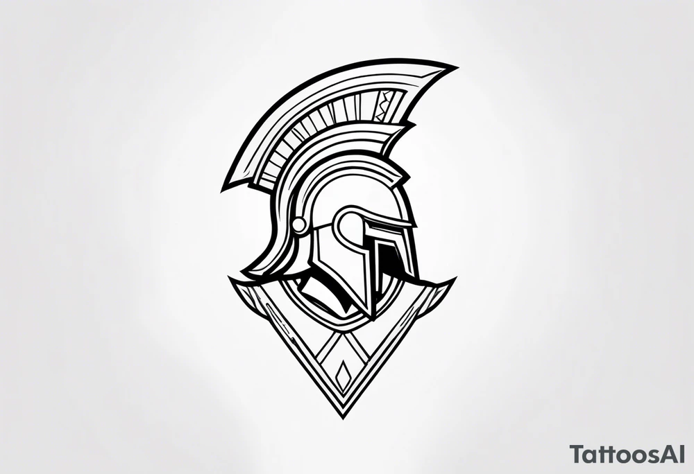 Ancient spartan  symbol tattoo tattoo idea