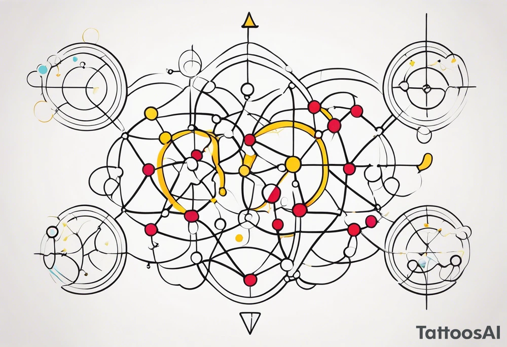 Ecstasy molecular diagram tattoo idea