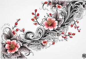Delicate Vines crawling up the arm. tattoo idea