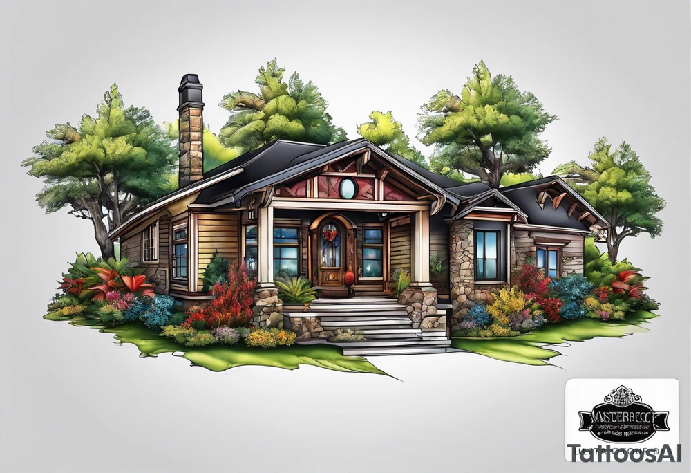 House tattoo idea