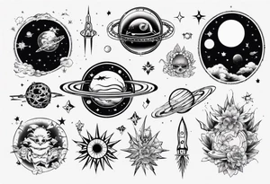 Space tattoo idea