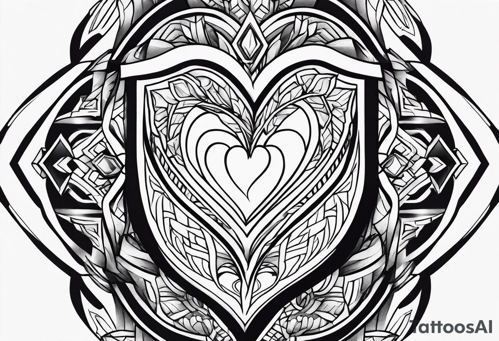 5 hearts tattoo idea