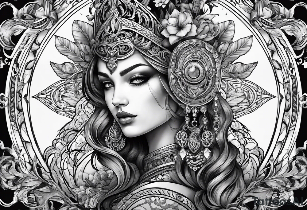 The void personified tattoo idea