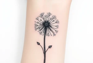 Dandelion tattoo idea