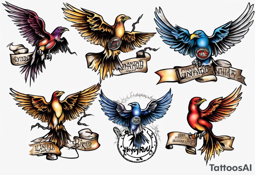 free bird, cannot change
lynnard skynyrd tattoo idea