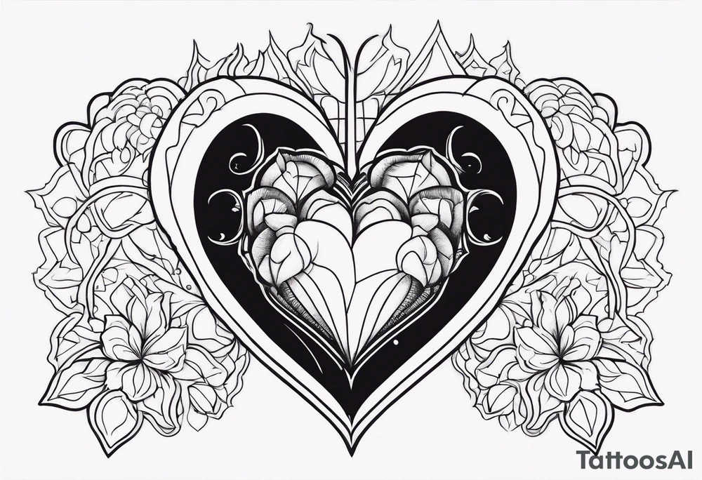 Heart tattoo idea