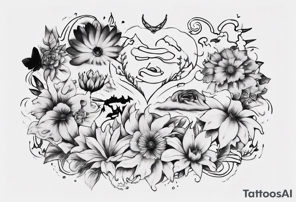 “ I think the meaning of my happiness is you” lyrics tattoo idea