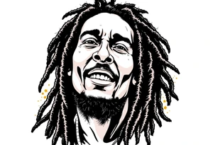 bob Marley tattoo idea