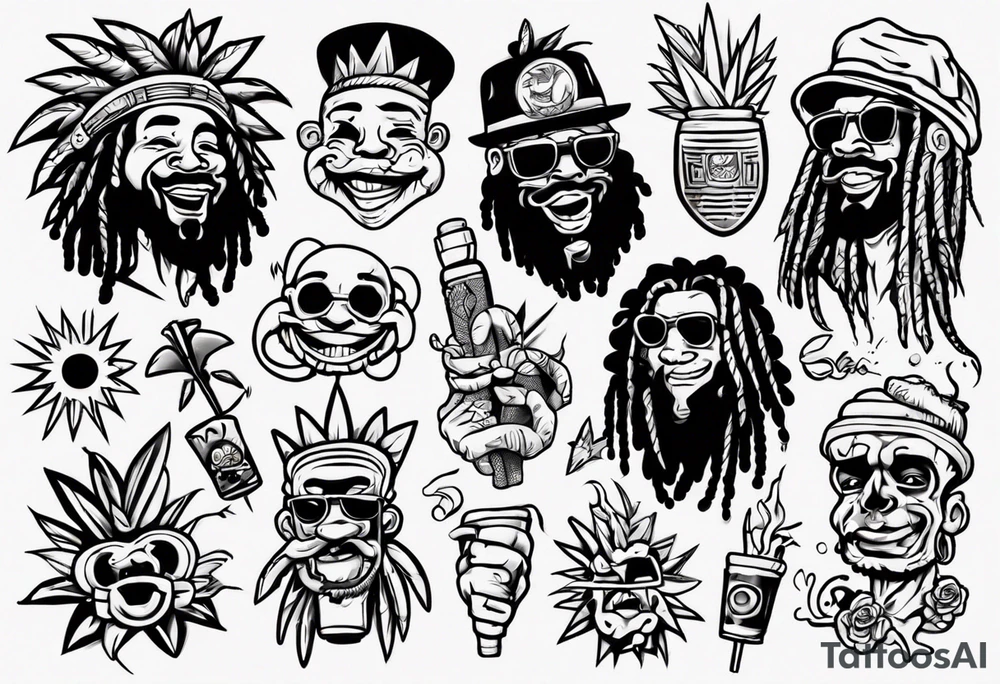 reggae tattoo idea