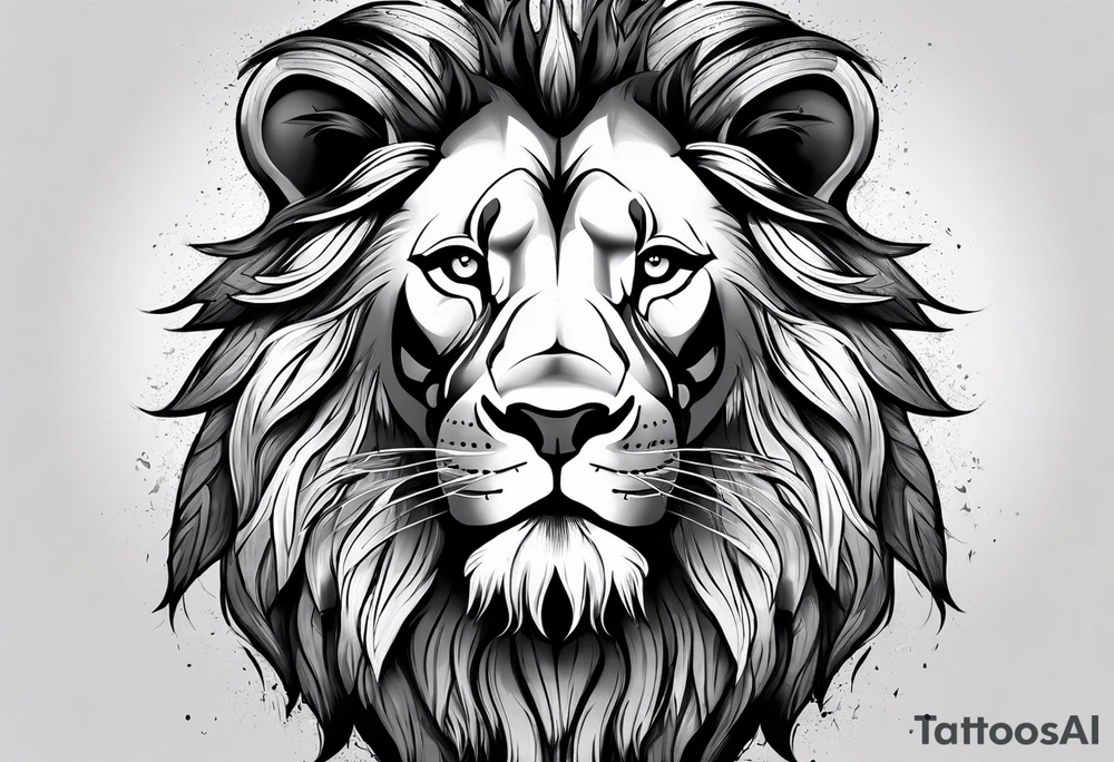 Lion from atlas tattoo idea